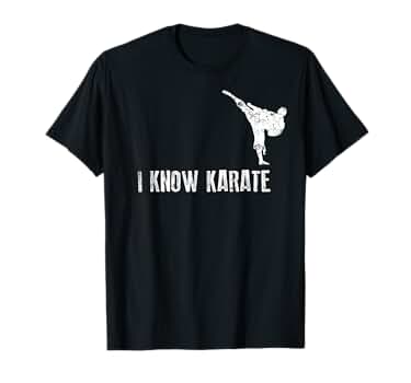 Amazon.com: Karate Shirt, I Know Karate Cool Martial Arts